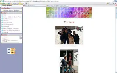 Download web tool or web app dir2web CMS webinterface to run in Windows online over Linux online