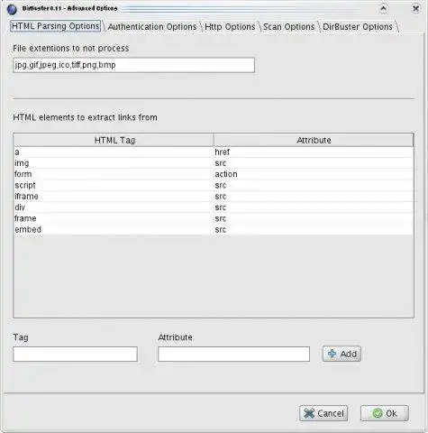 Download webtool of webapp DirBuster