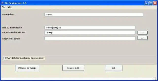 Download webtool of webapp DirContent