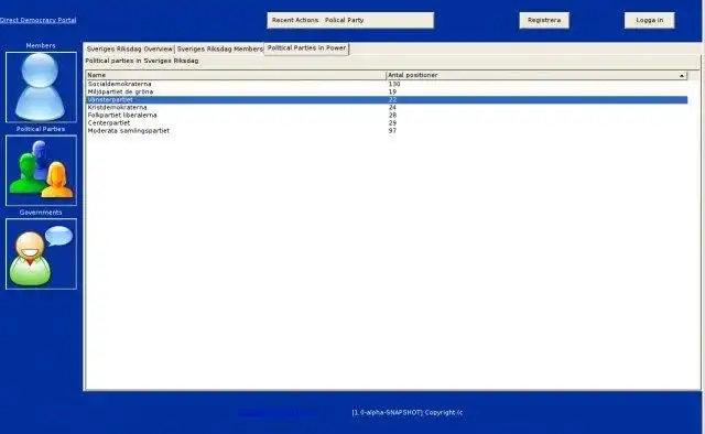 Web ツールまたは Web アプリをダウンロードする Direct Democracy Portal