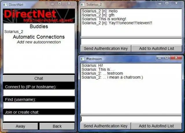 Download webtool of webapp DirectNet