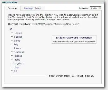 Télécharger l'outil Web ou l'application Web DirectoryPass