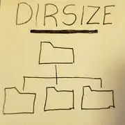 Free download DirSize Linux app to run online in Ubuntu online, Fedora online or Debian online
