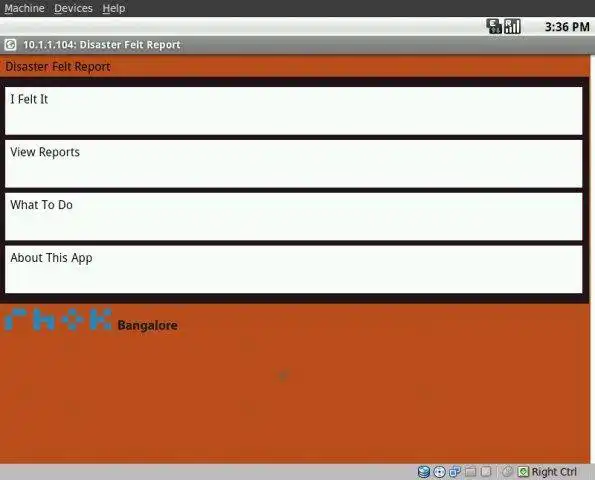 Mag-download ng web tool o web app Disaster Felt System para tumakbo sa Linux online