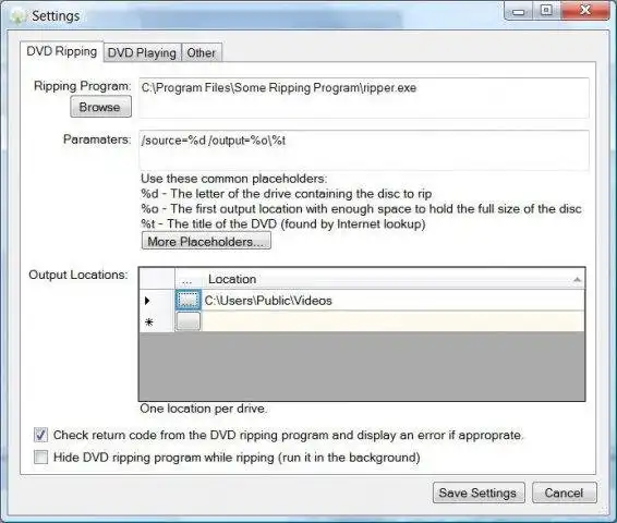 Download webtool of webapp DiscInsert