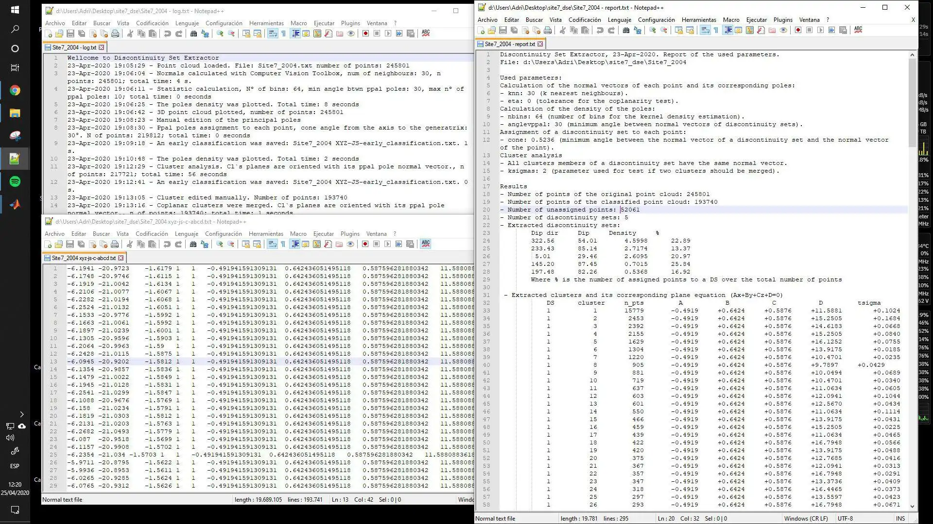 Download web tool or web app Discontinuity Set Extractor