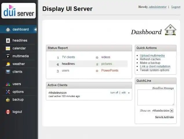 Download webtool of webapp Display UI