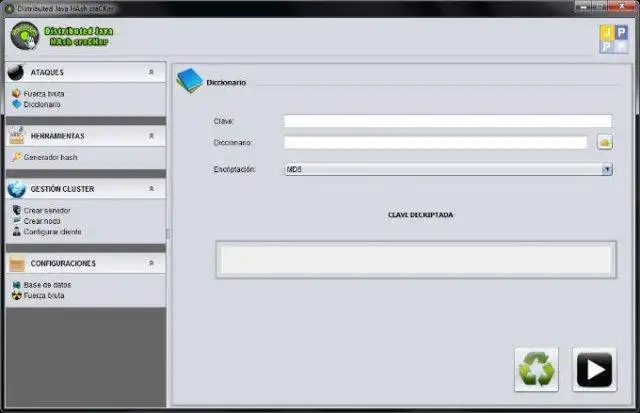 Descargue la herramienta web o la aplicación web Distributed Java HAsh craCKer