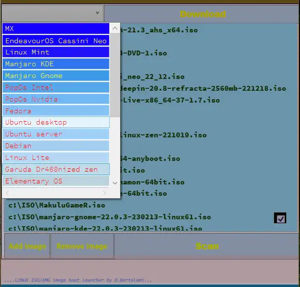 Web aracını veya web uygulamasını indirin Distro_Boot