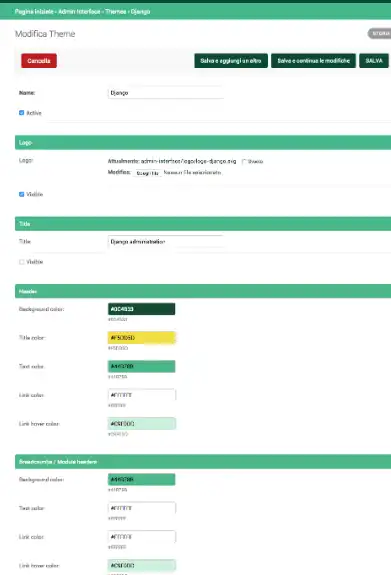 Descargue la herramienta web o la aplicación web django-admin-interface