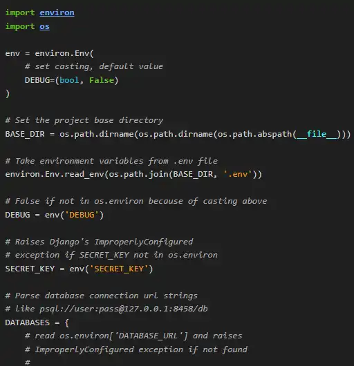 下载网络工具或网络应用程序 django-environ