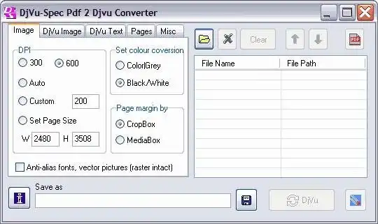 Завантажте веб-інструмент або веб-програму Djvu-Spec Pdf 2 Djvu Converter