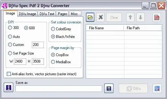 Télécharger l'outil Web ou l'application Web Djvu-Spec Pdf 2 Djvu Converter