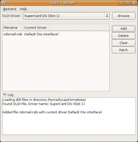 Download web tool or web app DLDI Linux GUI