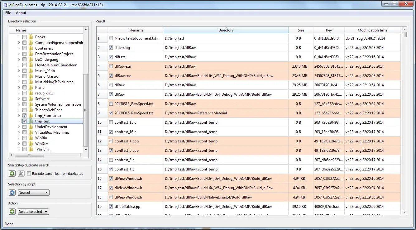 Muat turun alat web atau apl web dlFindDuplicates