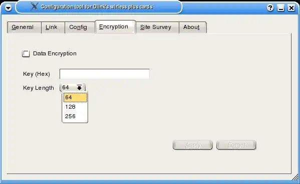 Download web tool or web app DLinks wireless card config tool