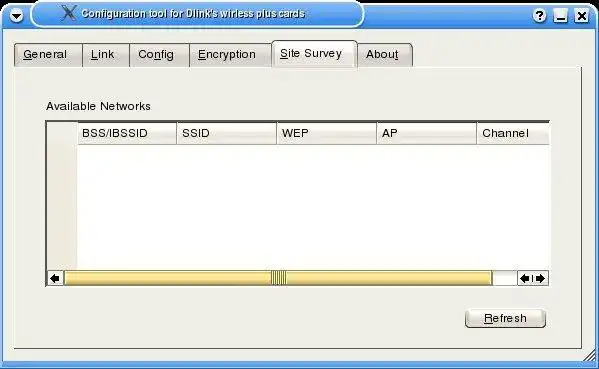 Download web tool or web app DLinks wireless card config tool