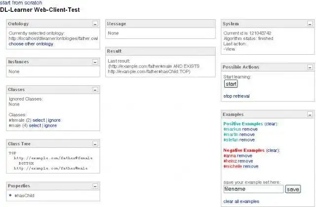Download web tool or web app DL-Learner to run in Linux online