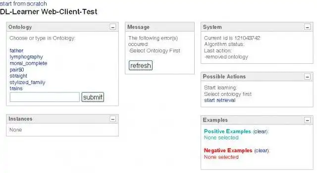 Download web tool or web app DL-Learner to run in Linux online