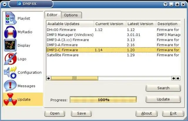 Download web tool or web app DMP4X