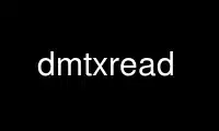 Run dmtxread in OnWorks free hosting provider over Ubuntu Online, Fedora Online, Windows online emulator or MAC OS online emulator