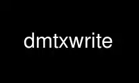 Run dmtxwrite in OnWorks free hosting provider over Ubuntu Online, Fedora Online, Windows online emulator or MAC OS online emulator