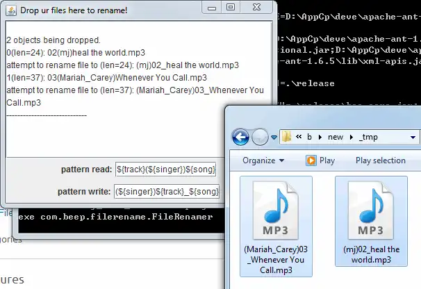 Download web tool or web app DND Rename - easy file renamer