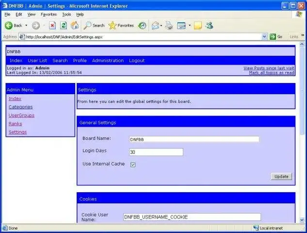 Download web tool or web app dnfBB