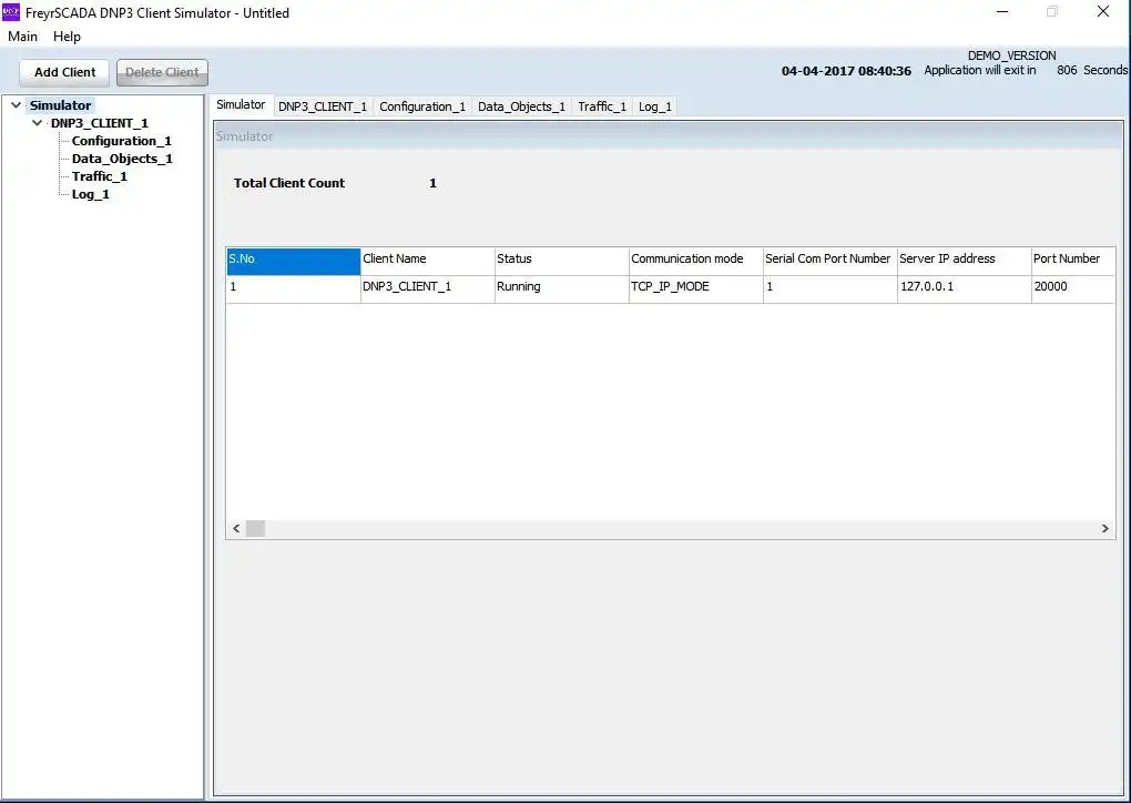 Mag-download ng web tool o web app na DNP3 Protocol Client Master Simulator