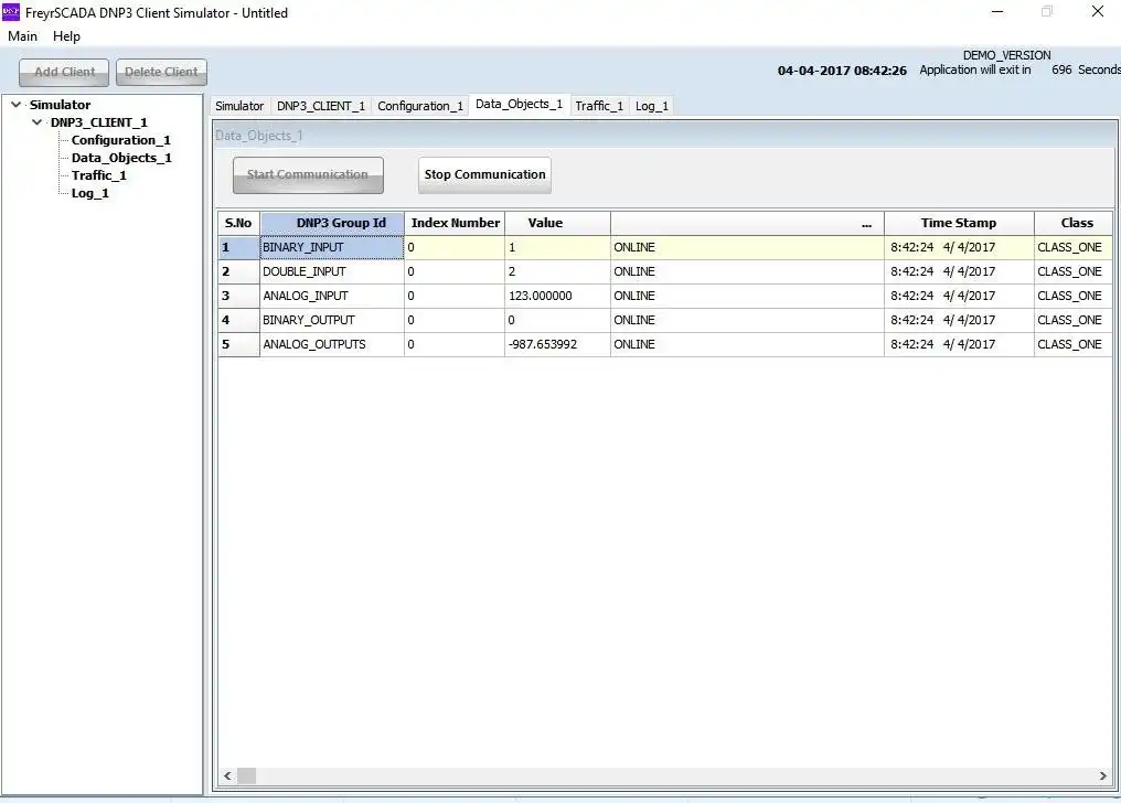 Download web tool or web app DNP3 Protocol Client Master Simulator to run in Windows online over Linux online