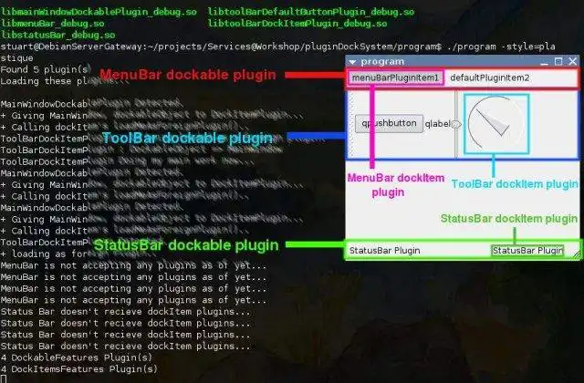 Web-Tool oder Web-App herunterladen Dockable/DockItem Plugin System API