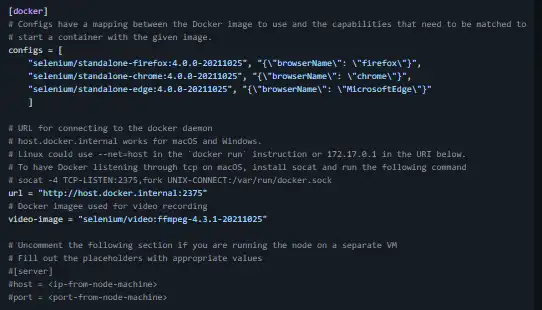 Unduh alat web atau gambar Docker aplikasi web untuk Selenium Grid Server