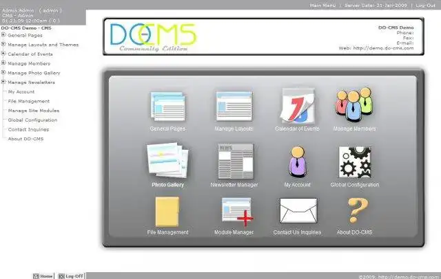 Download web tool or web app DO-CMS