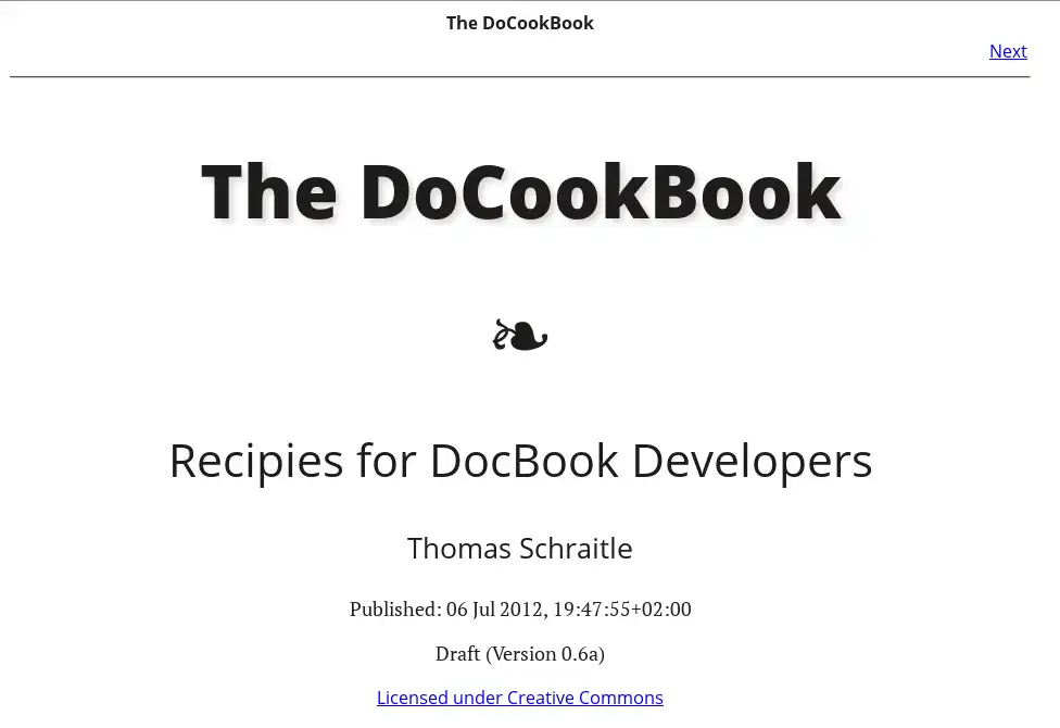 Download web tool or web app DoCookBook