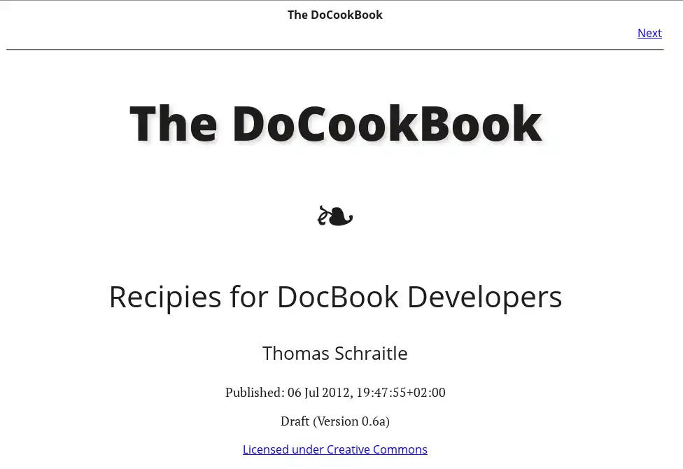 Muat turun alat web atau aplikasi web DoCookBook