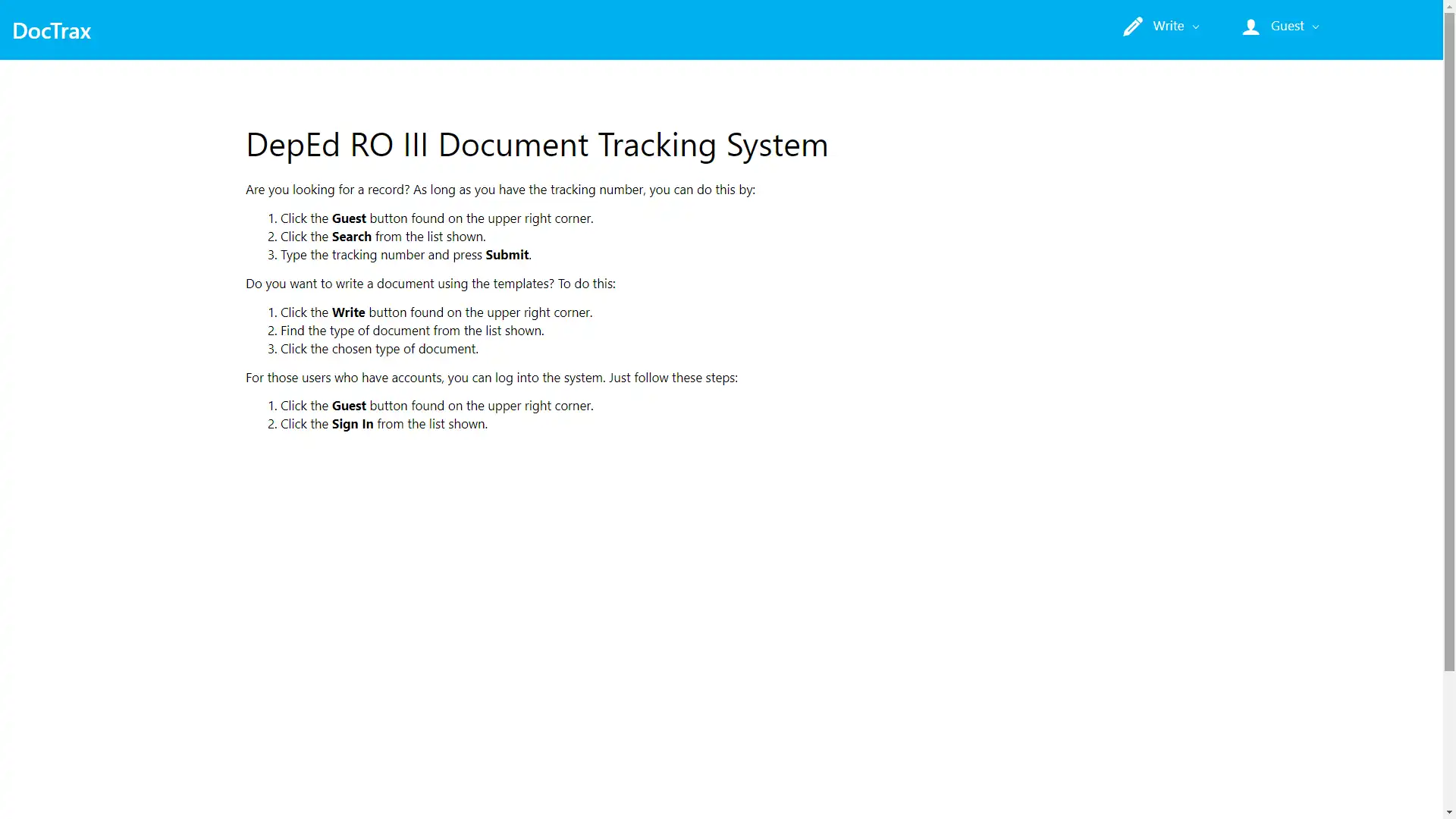 Mag-download ng web tool o web app na DocTrax