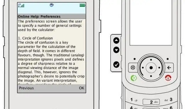 Download web tool or web app dofCalc