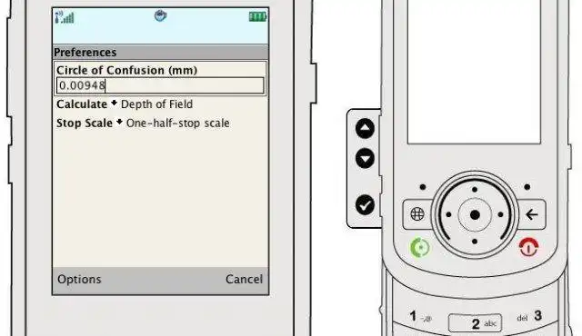 Descărcați instrumentul web sau aplicația web dofCalc pentru a rula în Windows online pe Linux online