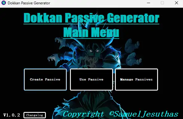 Baixe a ferramenta da web ou o aplicativo da web Dokkan Passive Generator