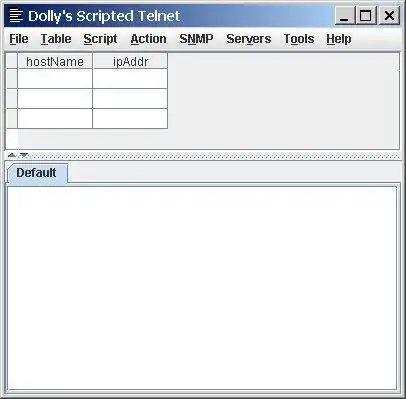 Загрузите веб-инструмент или веб-приложение Dollys Scripted Telnet