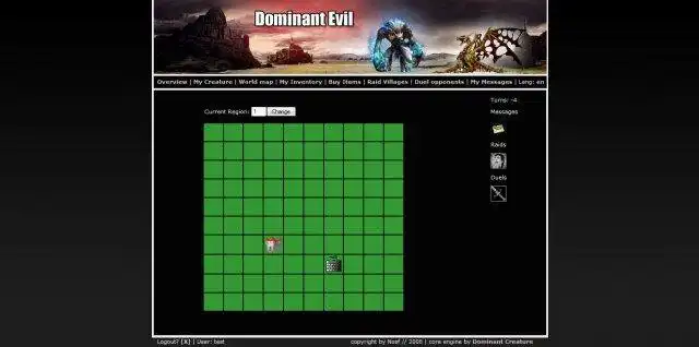 Download web tool or web app Dominant Creature BBG/RPG