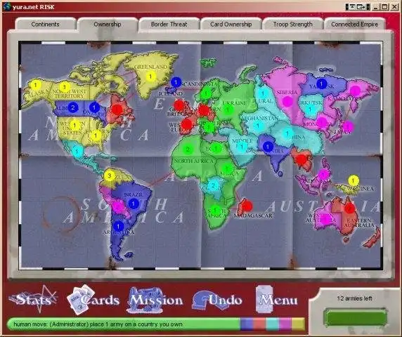 قم بتنزيل أداة الويب أو تطبيق الويب Domination (لعبة Risk Board)