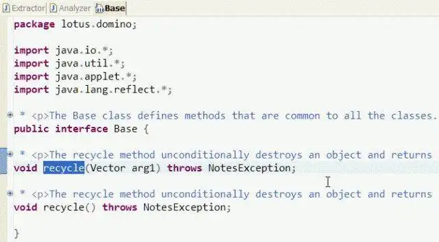 Scarica lo strumento web o l'app web Domino Javadoc Generator