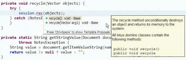 下载 Web 工具或 Web 应用程序 Domino Javadoc Generator