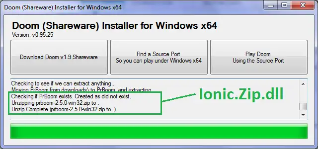 Download web tool or web app Doom Shareware Installer for Windows x64 to run in Windows online over Linux online