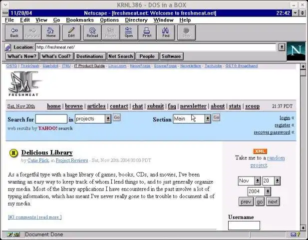 Descargue la herramienta web o la aplicación web DOSEMU para Linux