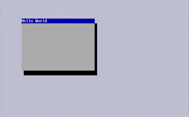 Download web tool or web app DOS GUI Graphics (QBasic)