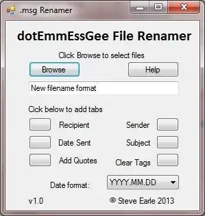Download web tool or web app dotEmmEssGee File Renamer