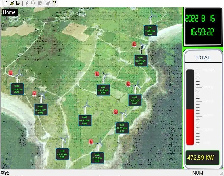 ابزار وب یا برنامه وب dotNET HMI SCADA Control را دانلود کنید