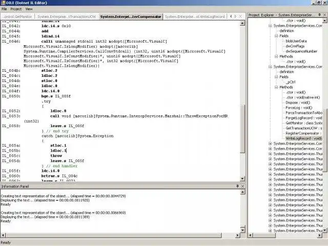 Descargue la herramienta web o la aplicación web Dotnet IL Editor